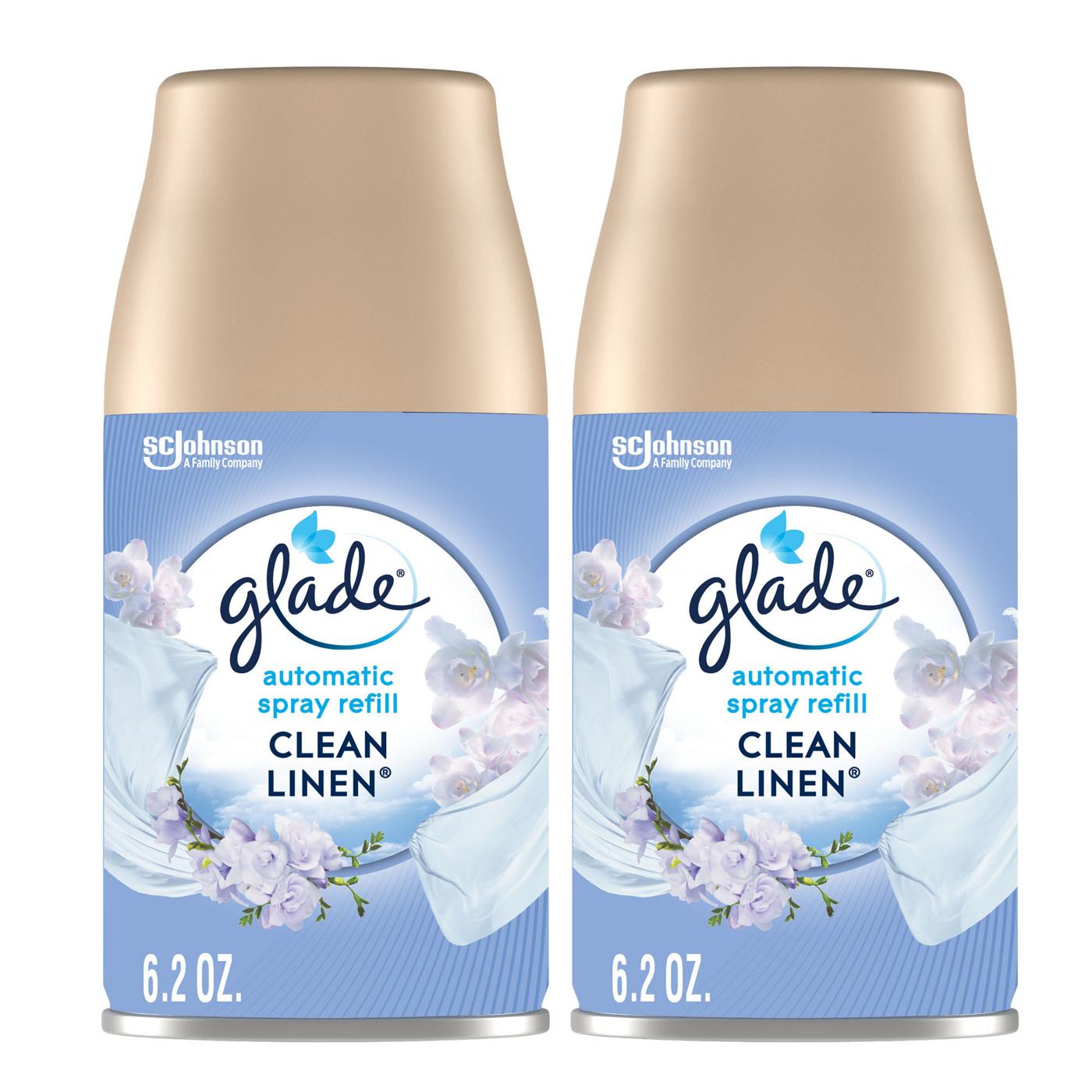 Glade Automatic Spray Refills, Value Pack - Clean Linen; image 1 of 3