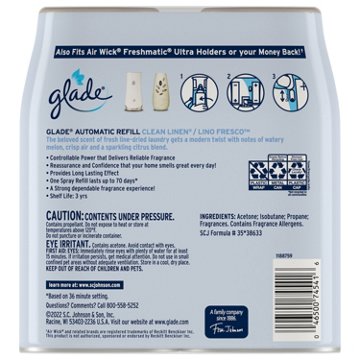 Glade Automatic Spray Refill Air Freshener - Clean Linen