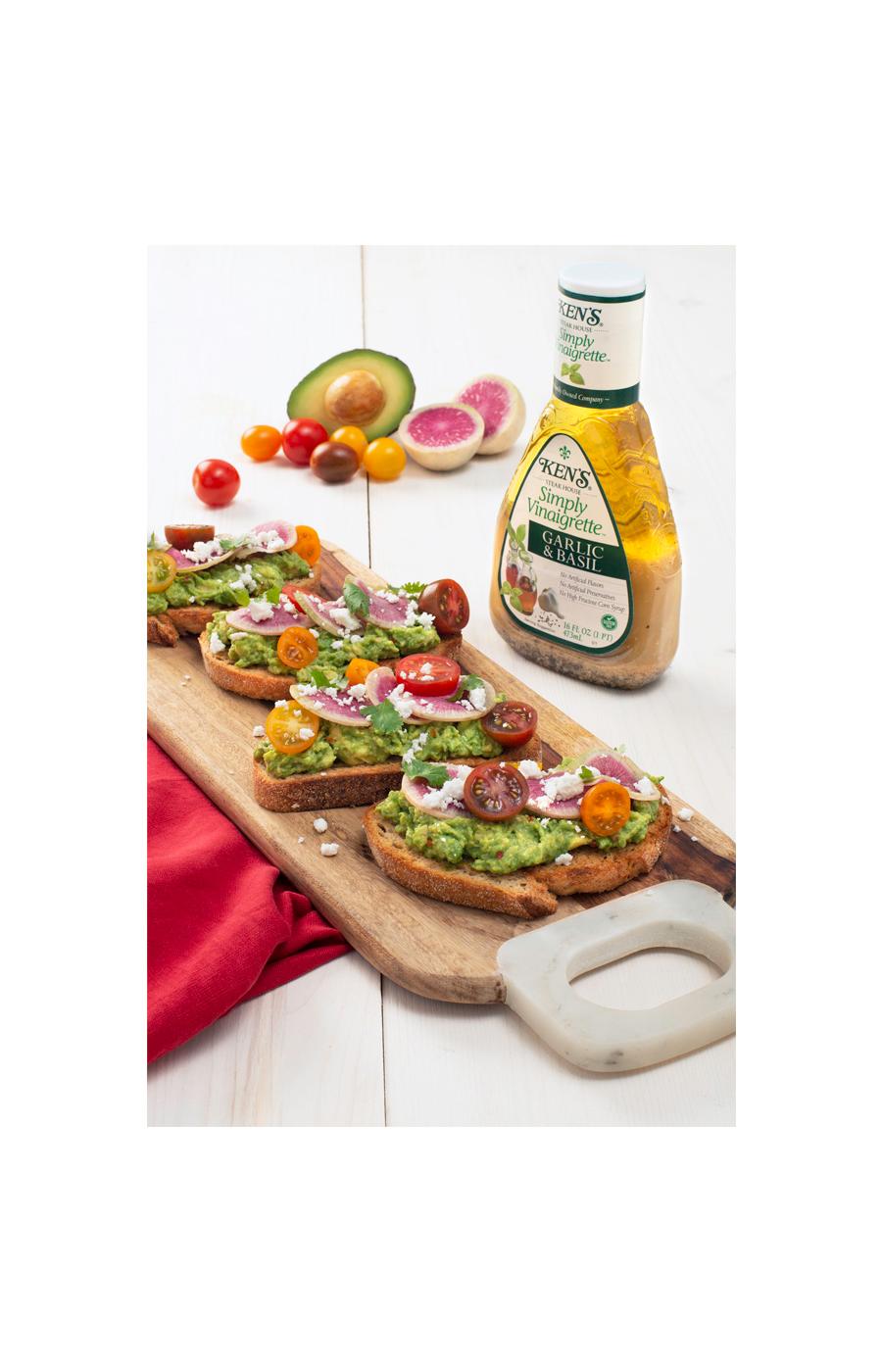 Ken's Steak House Simply Vinaigrette Garlic & Basil Dressing Shop