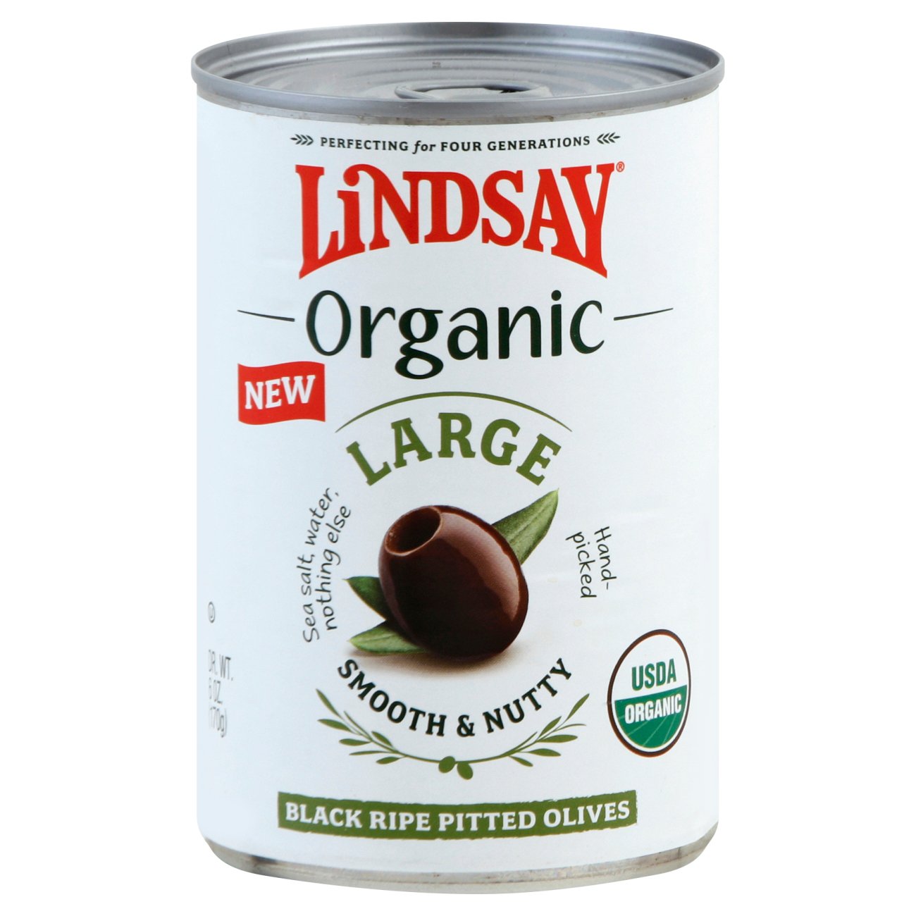 Lindsay Organic Large Black Ripe Pitted Olives Shop Olives at HEB