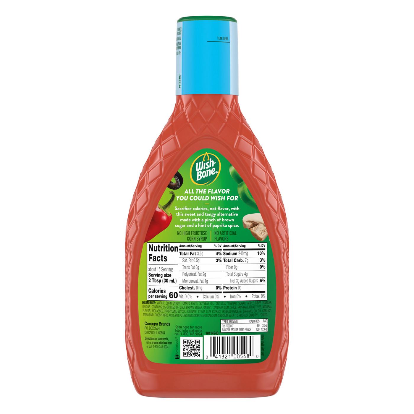 Wish-Bone Light Sweet & Spicy French Dressing; image 2 of 7