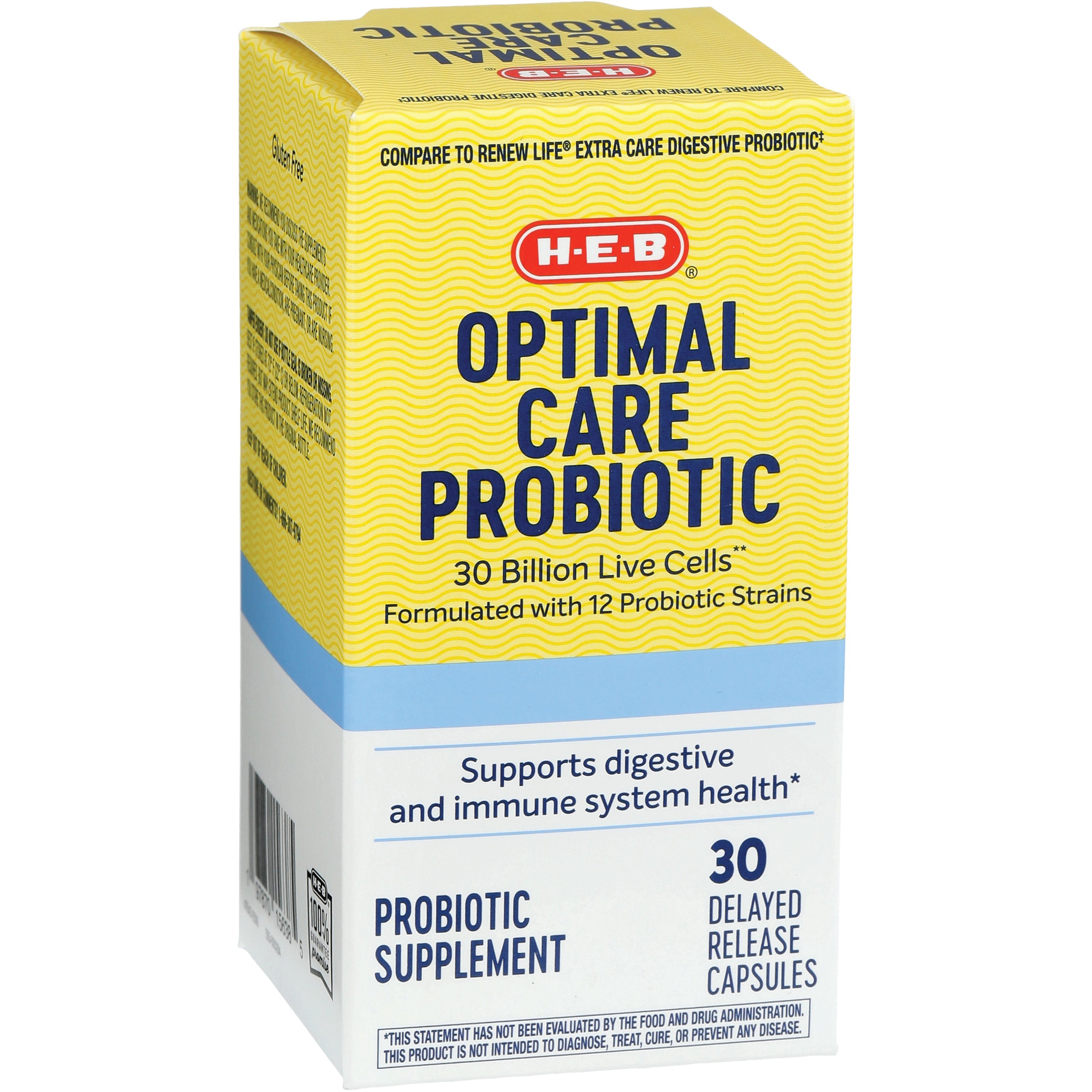 HEB Optimal Care Probiotic 30 Billion Shop Diet & Fitness at HEB