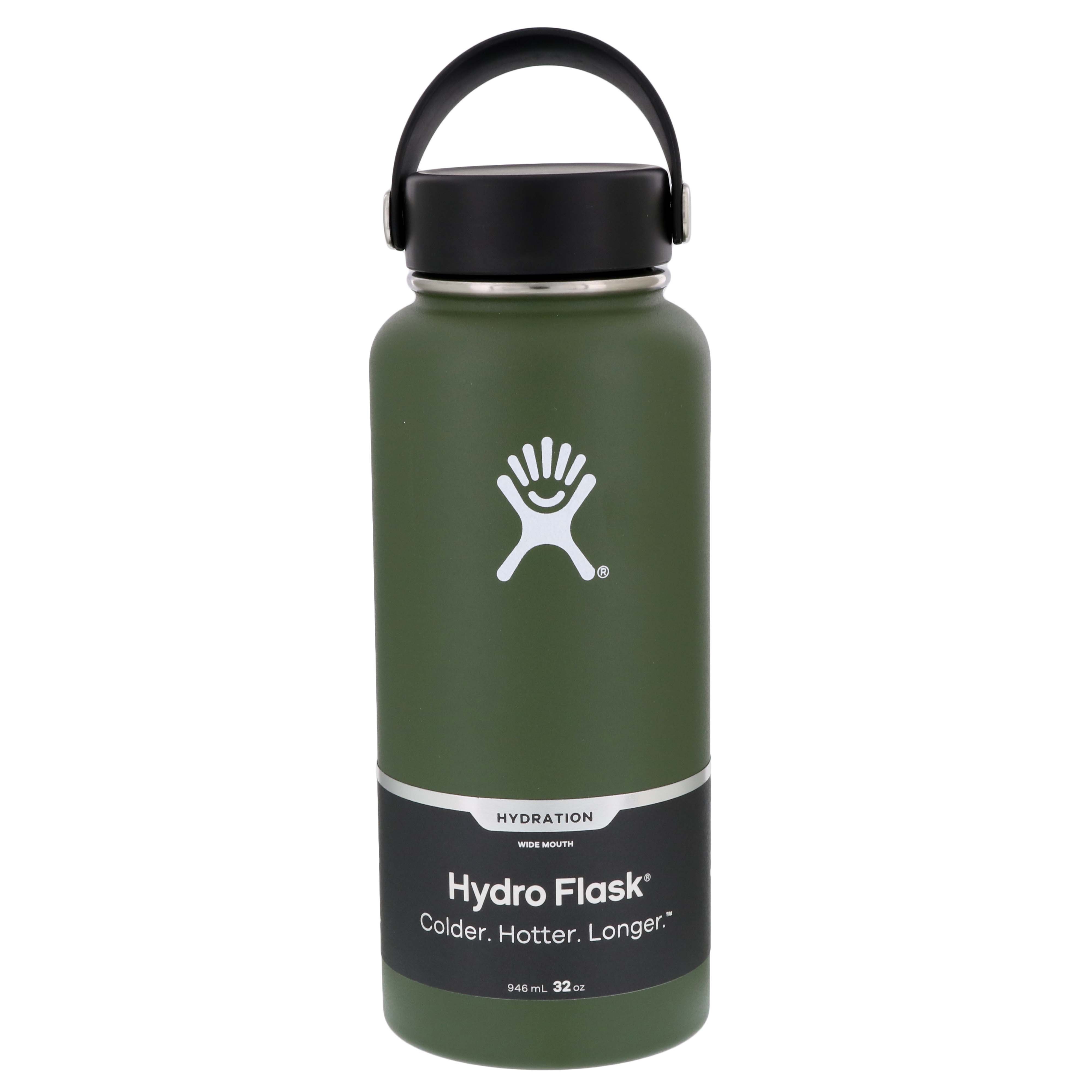 Olive green hydro store flask 32 oz