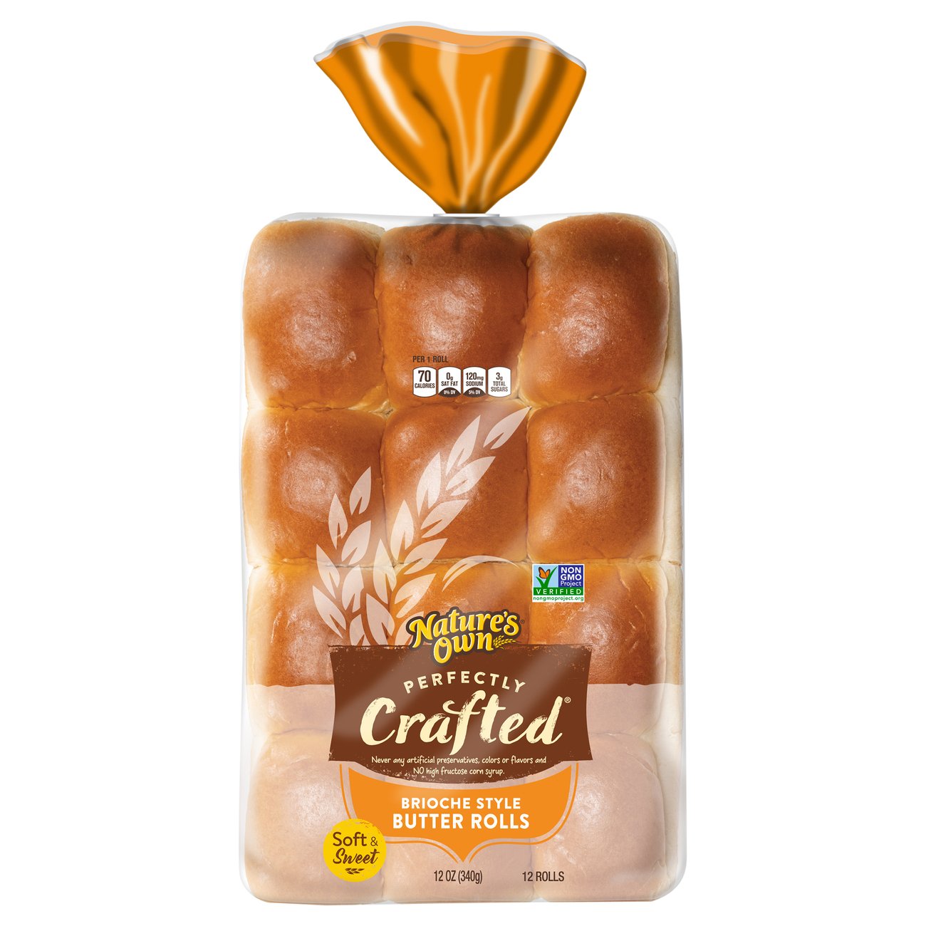 Nature's Own Brioche Style Butter Rolls Shop Buns & rolls at HEB