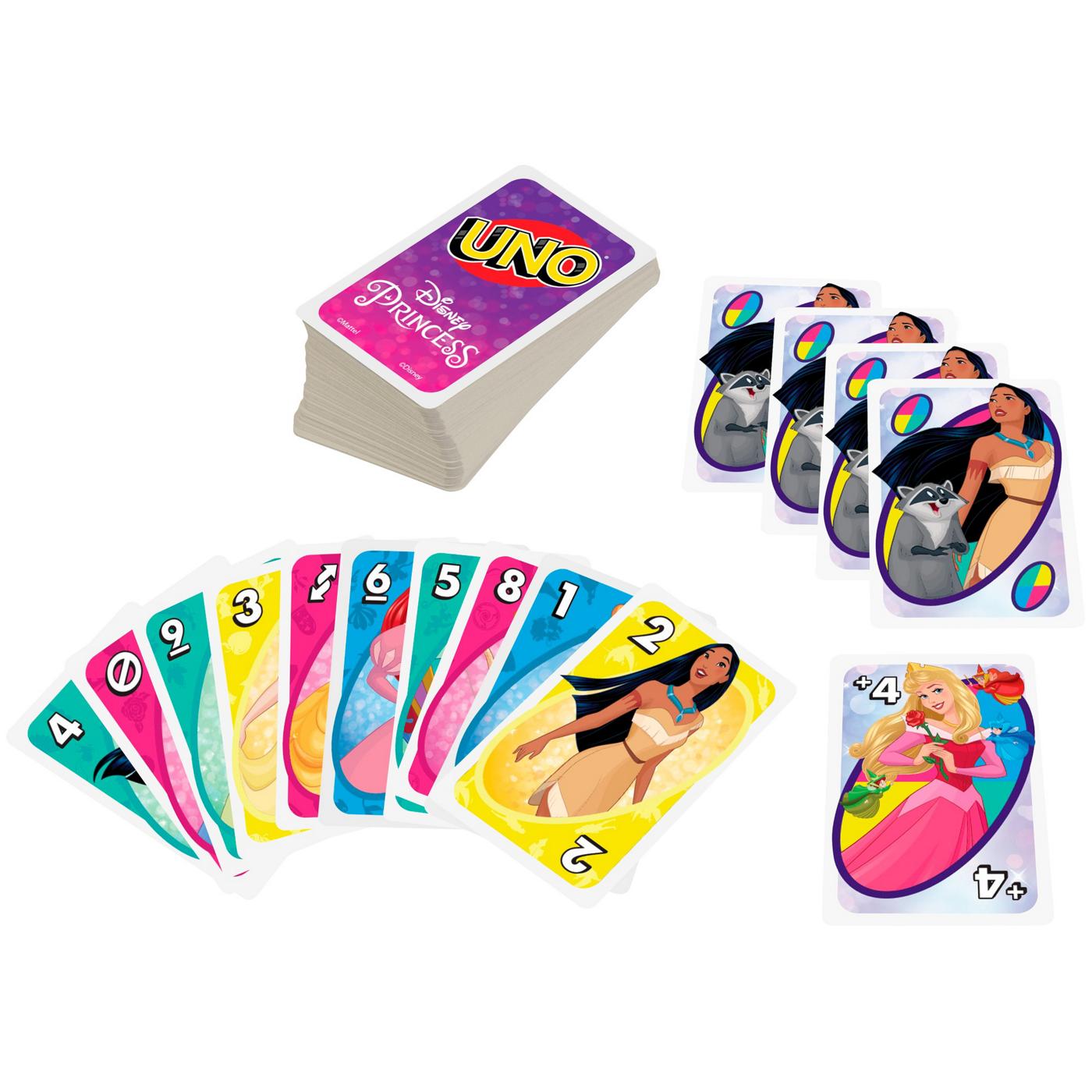 Uno Disney Princess Card Game; image 2 of 2