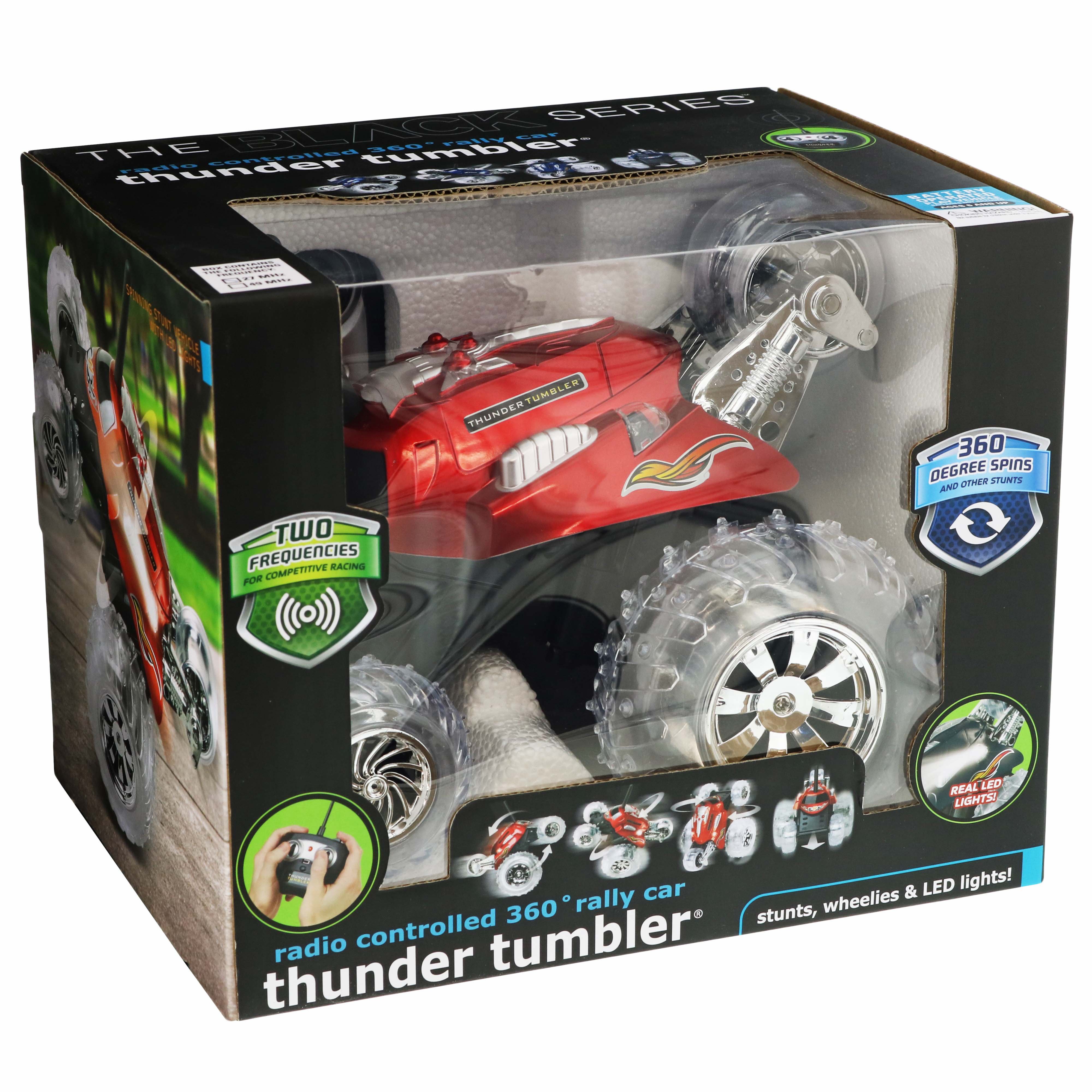 toy rc monster spinning car