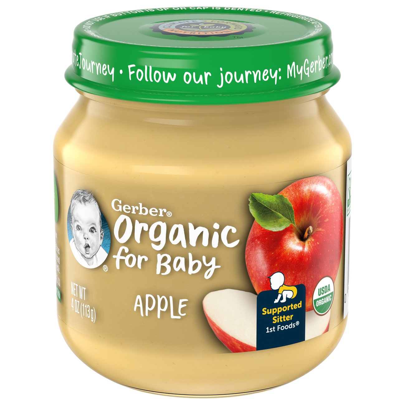 Gerber 1st Foods Organic Apple - Shop Baby Food at H-E-B