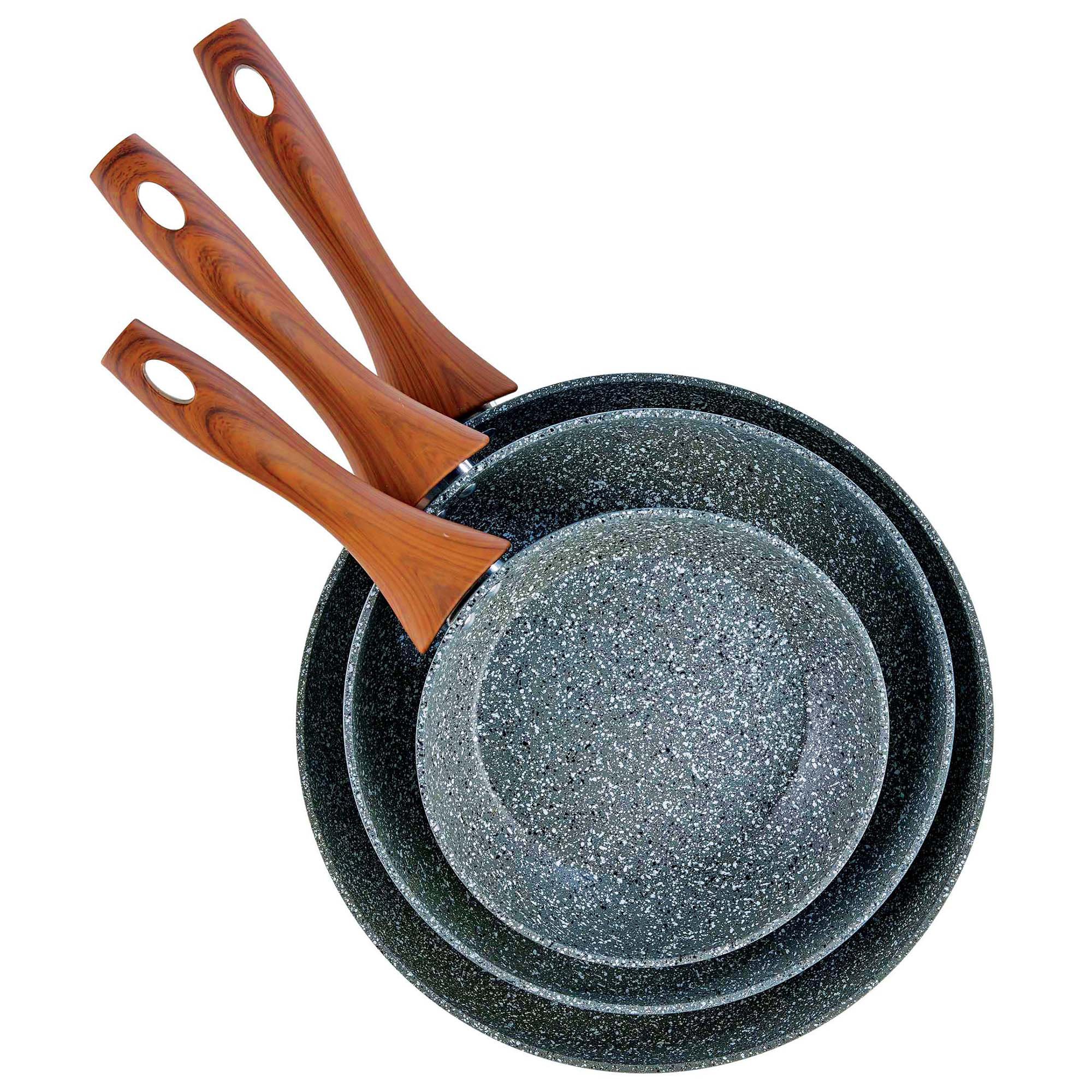 Cocinaware Forged Marble Non-Stick Fry Pan Set - Shop Frying Pans &  Griddles at H-E-B