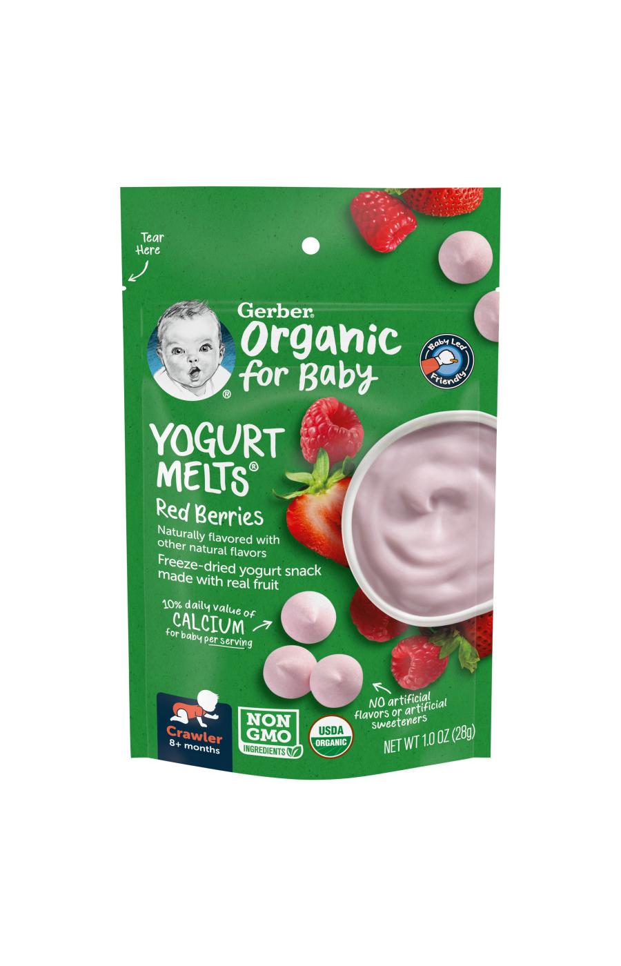 Gerber Organics for Baby Yogurt Melts - Red Berries; image 1 of 8