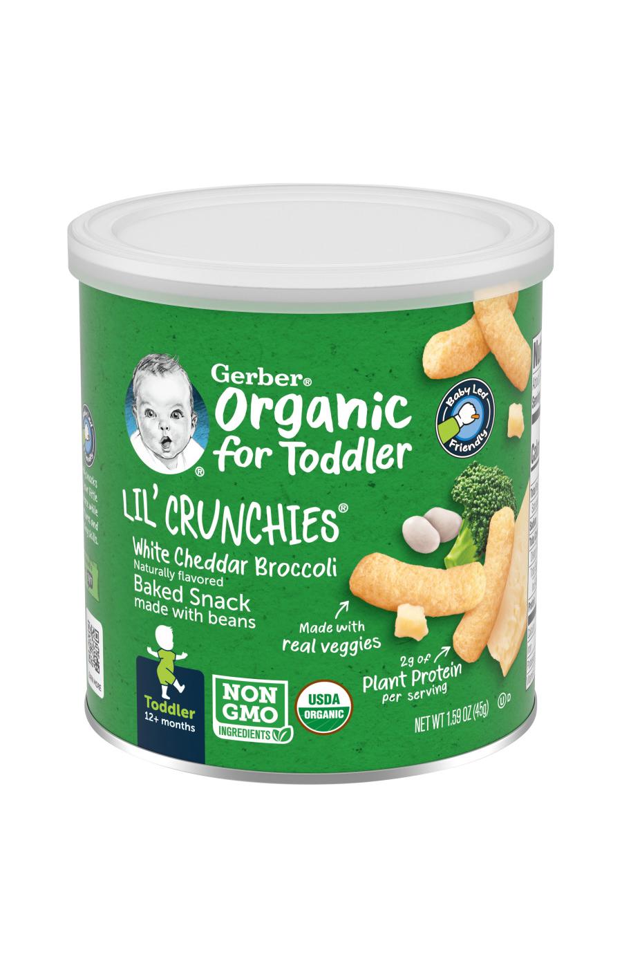 Gerber lil crunchies store cheddar