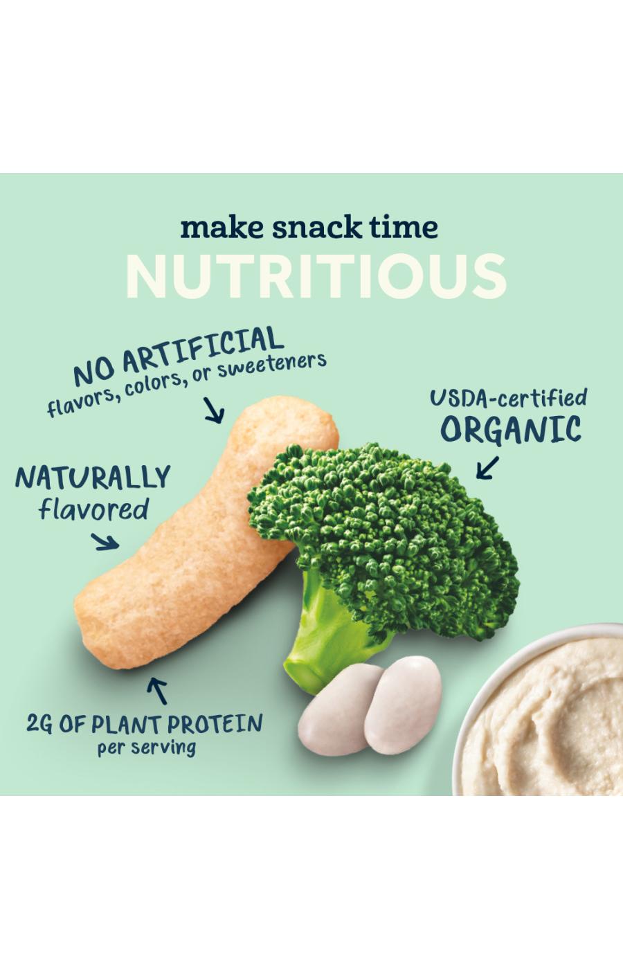 Gerber Organic for Toddler Lil' Crunchies - White Cheddar Broccoli; image 4 of 8