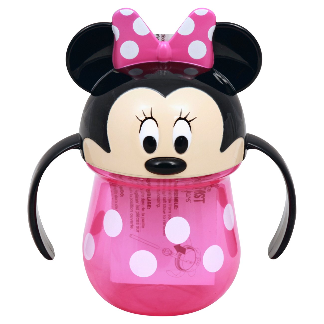 Disney Baby Mickey & Minnie Mouse Straw Cup with handles 10 oz trainer cup  12+m