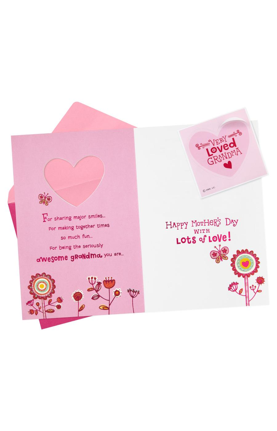 Hallmark Mother s Day Card For Grandmother From Kids Very Loved