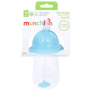 Munchkin Any Angle Weighted Straw Cup - 12m+, 10 oz