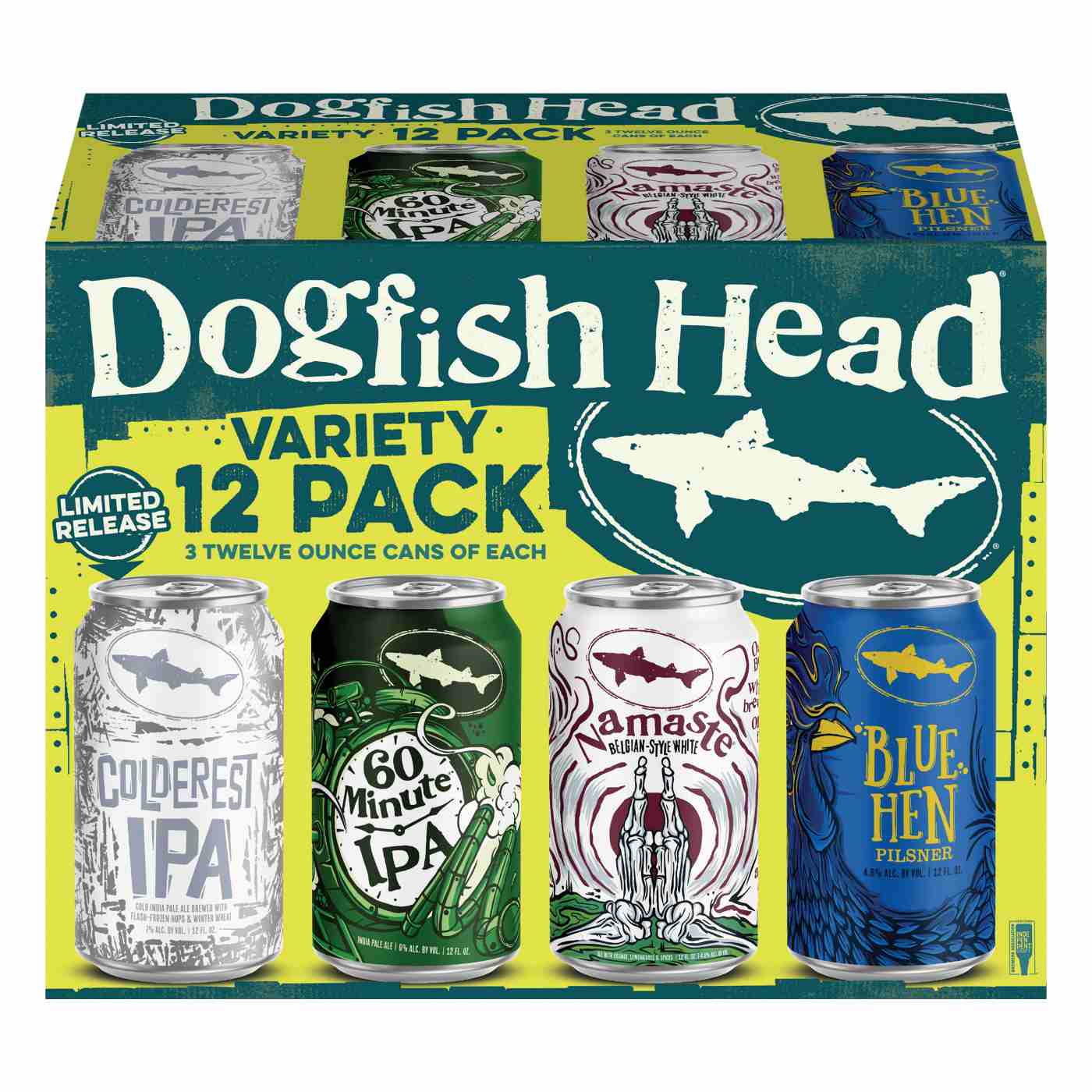 Dogfish Head Seasonal Variety Beer 12 pk Cans; image 1 of 3
