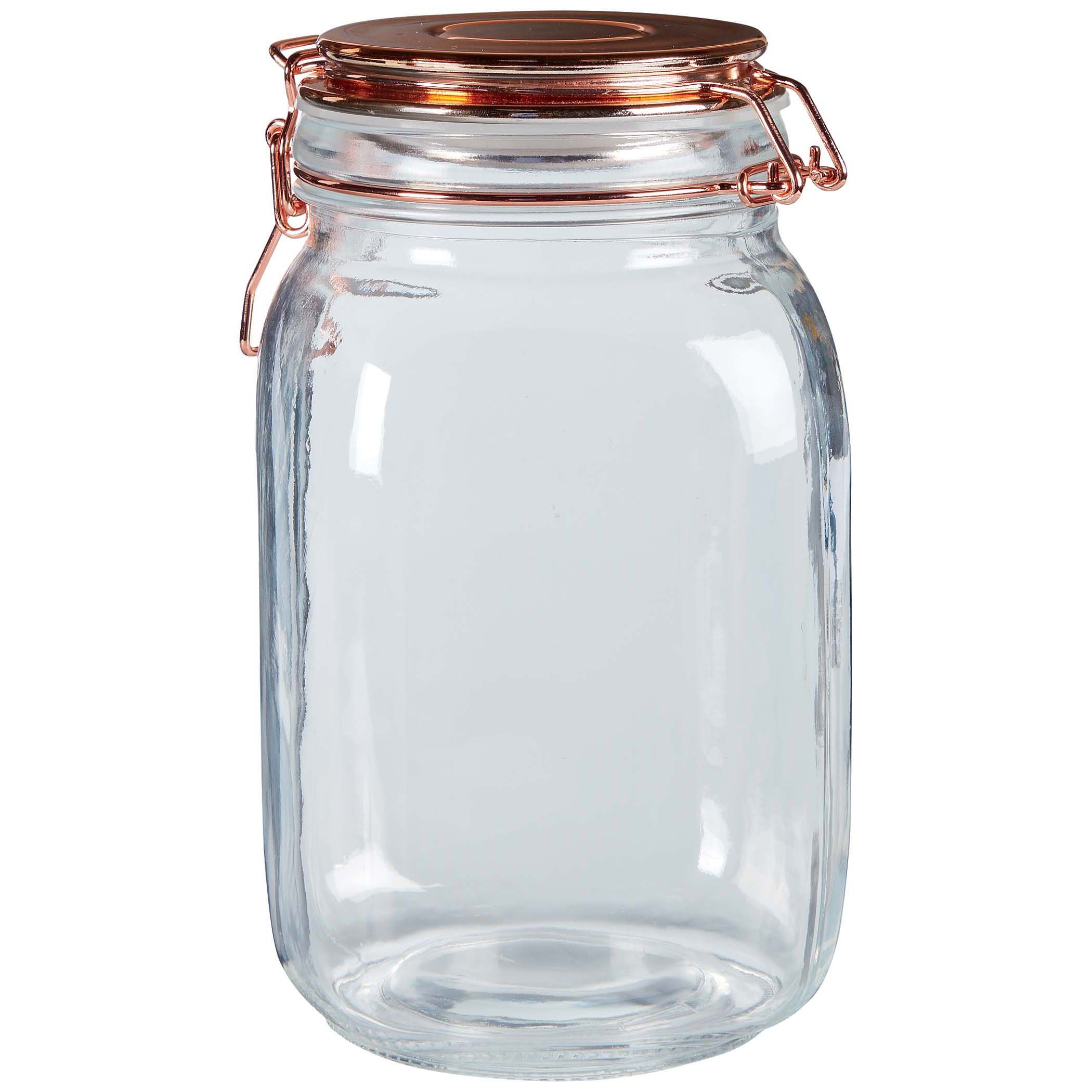 chefstyle Copper Top Glass Jar Shop Canning Supplies at HEB
