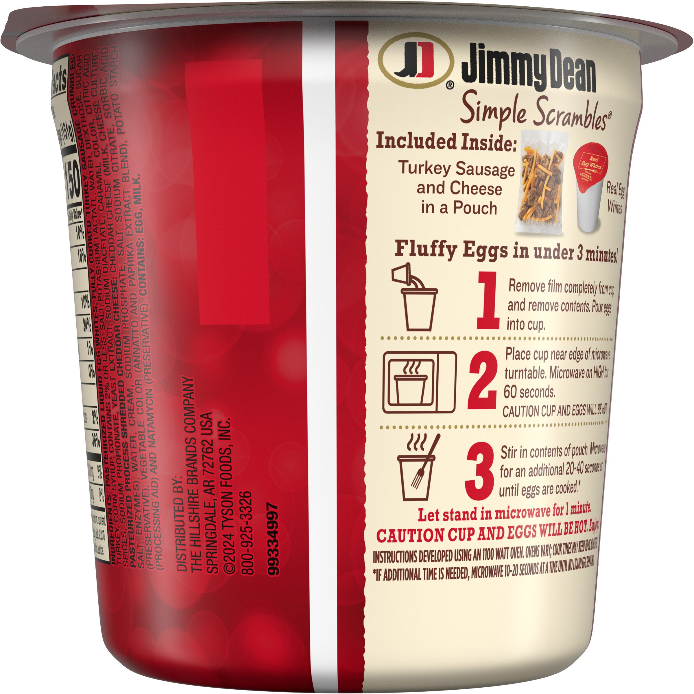 Jimmy Dean Simple Scrambles Turkey Sausage - Shop Entrees & sides