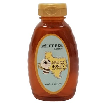 Sweet Bee Gardens Local Raw Unfiltered Honey, 16 oz