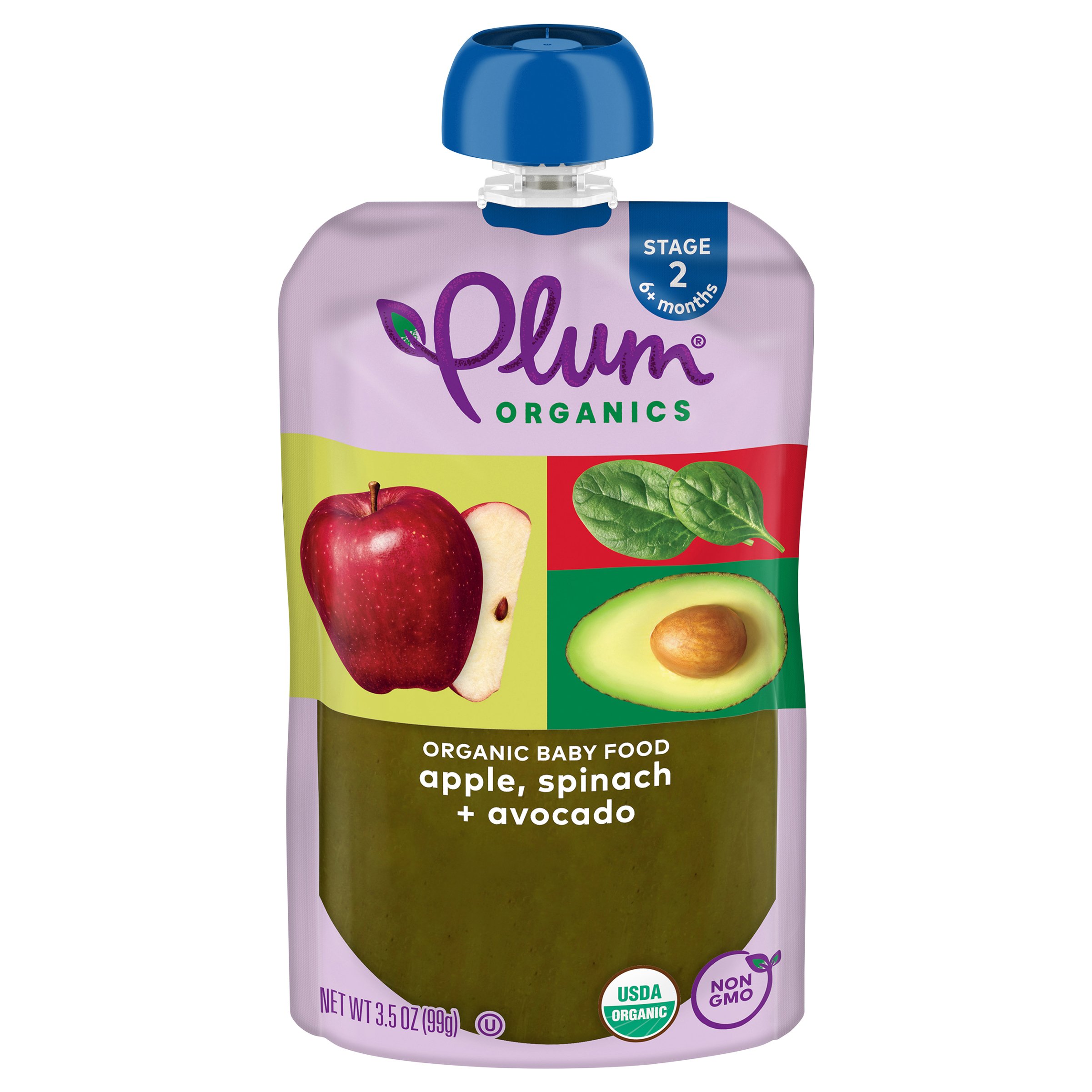 Plum Organics Baby Food Pouch Apple Spinach & Avocado Shop Baby