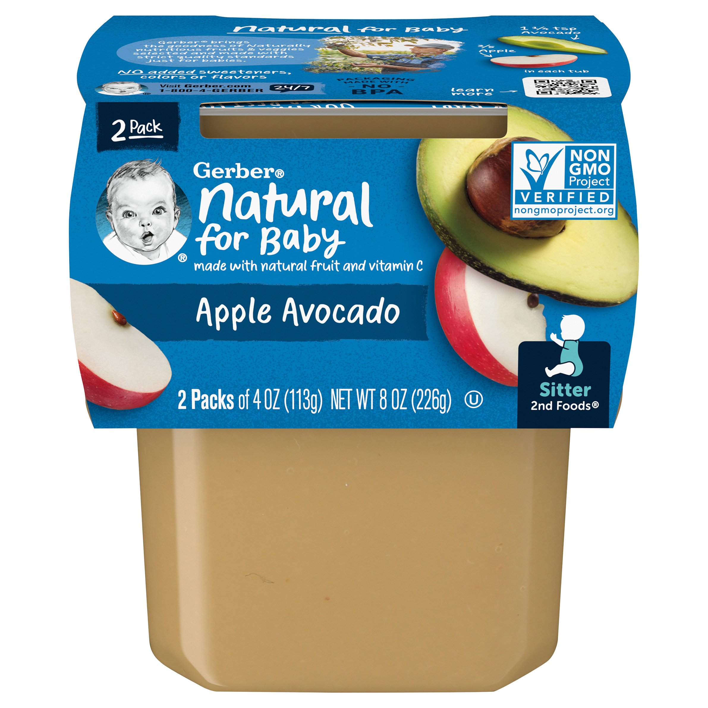 Gerber Natural for Baby 1st Foods - Pea - Shop Baby Food at H-E-B