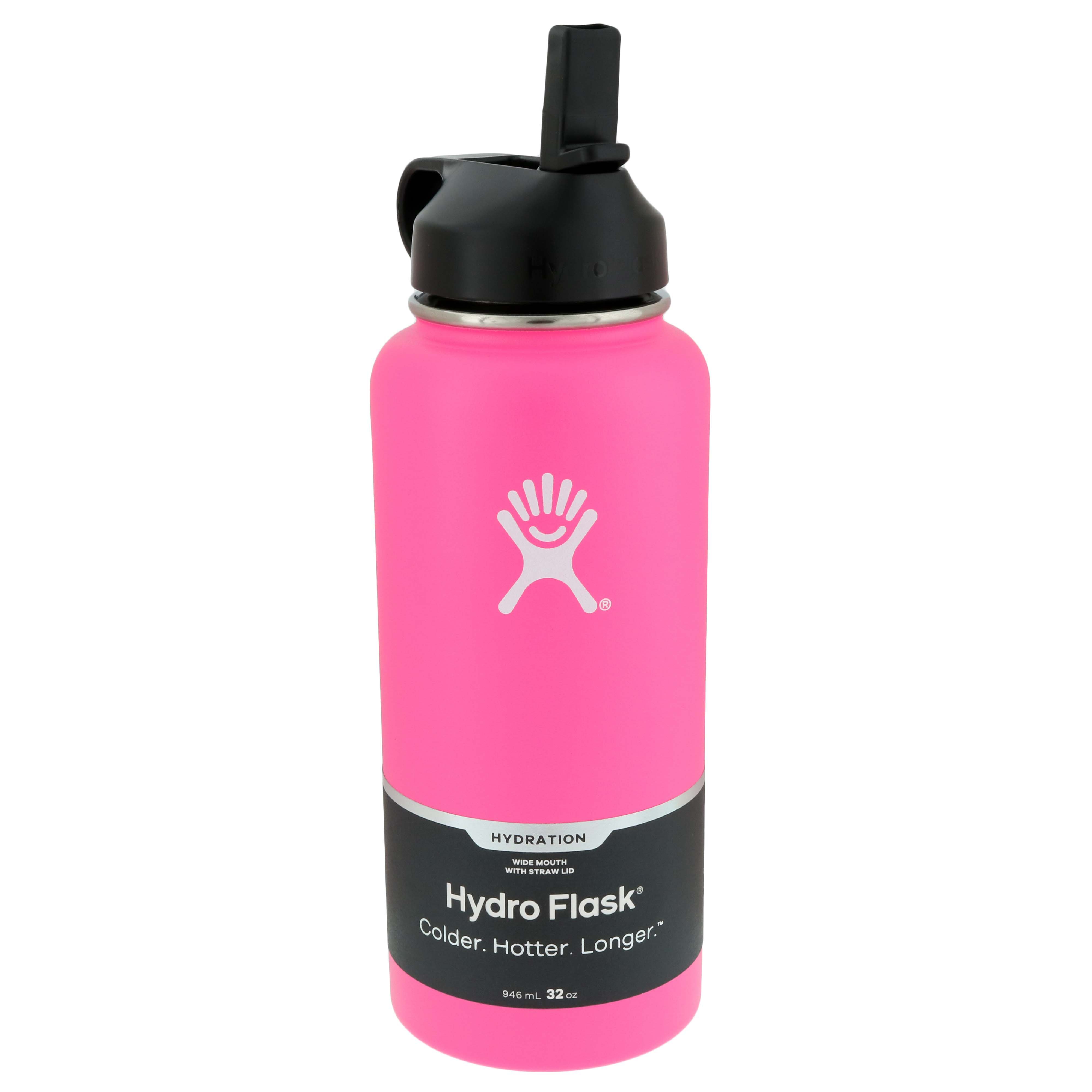 Hydro Flask 32 oz Wide Mouth Straw Lid White