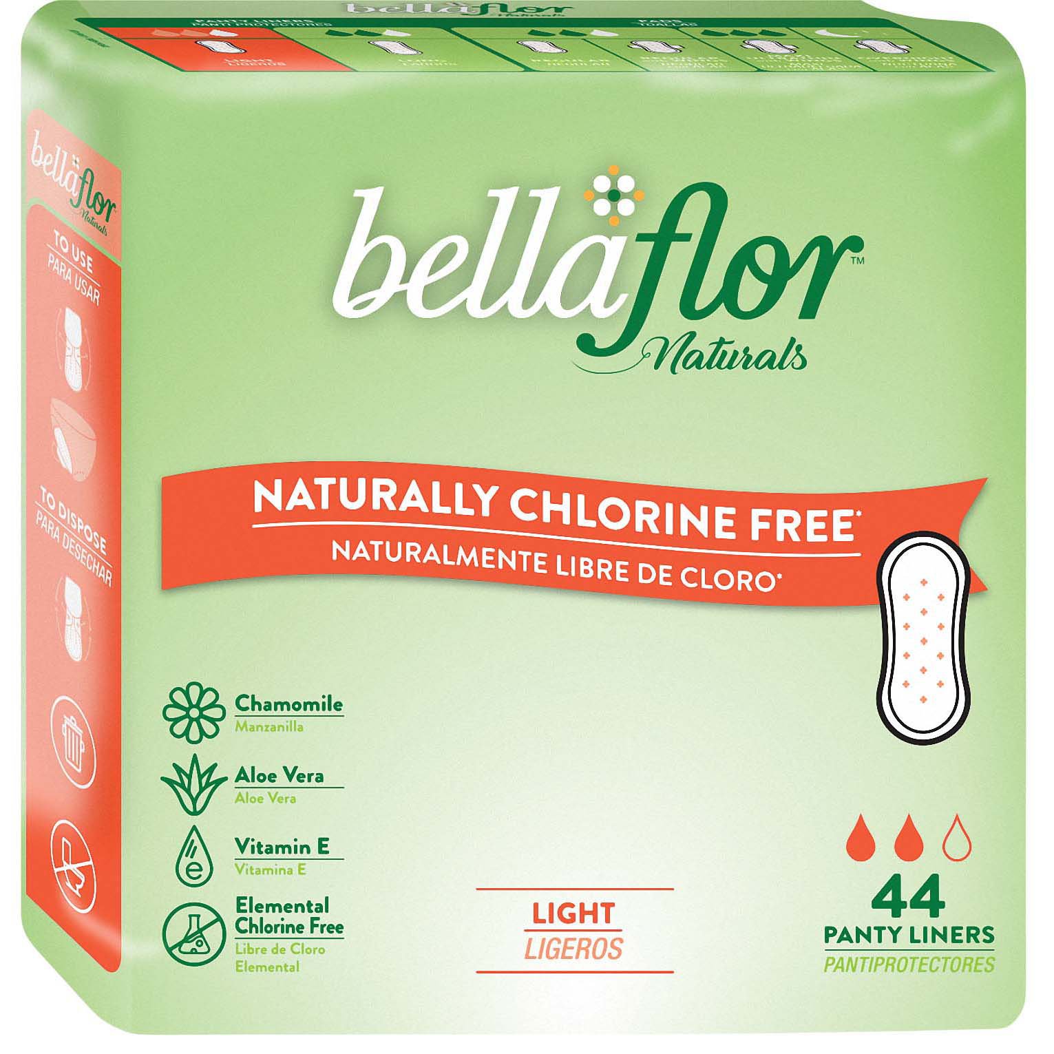 Bella Flor Panty Liners Shop Feminine Care at HEB