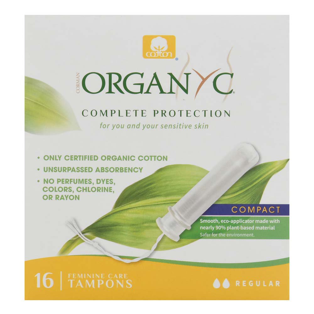 Organyc Tampon Compact Regular Shop Tampons at HEB