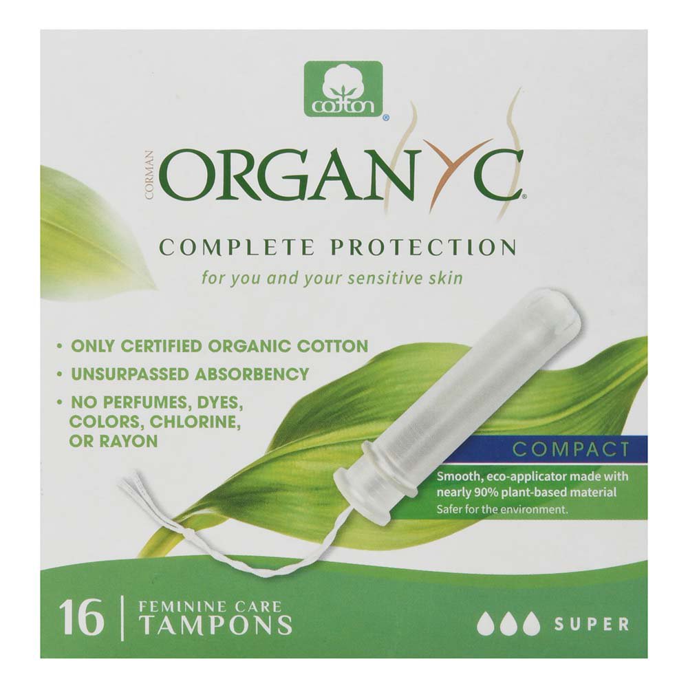 Organyc Tampon Compact Super Shop Tampons at HEB