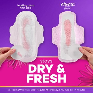 Always Radiant FlexFoam Pads with Wings - Size 5