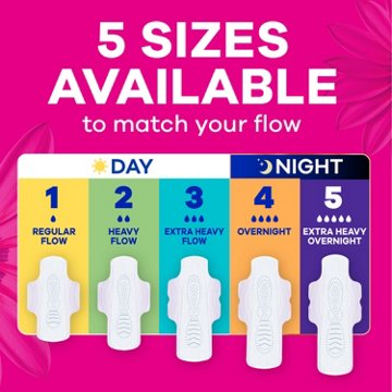 Always Radiant FlexFoam Pads with Wings - Size 3