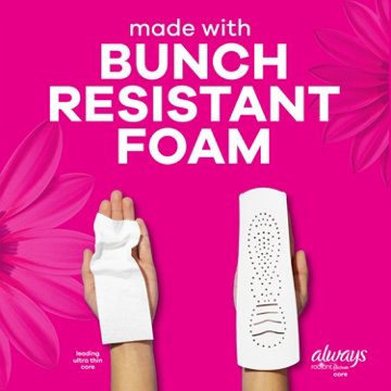 Always Radiant FlexFoam Pads with Wings - Size 3