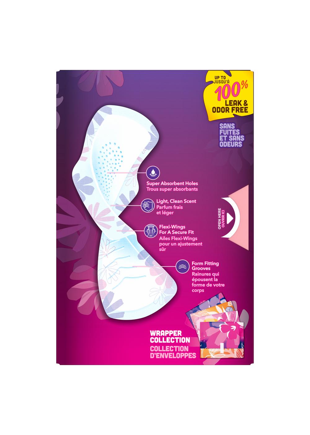 Always Radiant FlexFoam Size 1 Regular Pads with Wings ; image 2 of 11