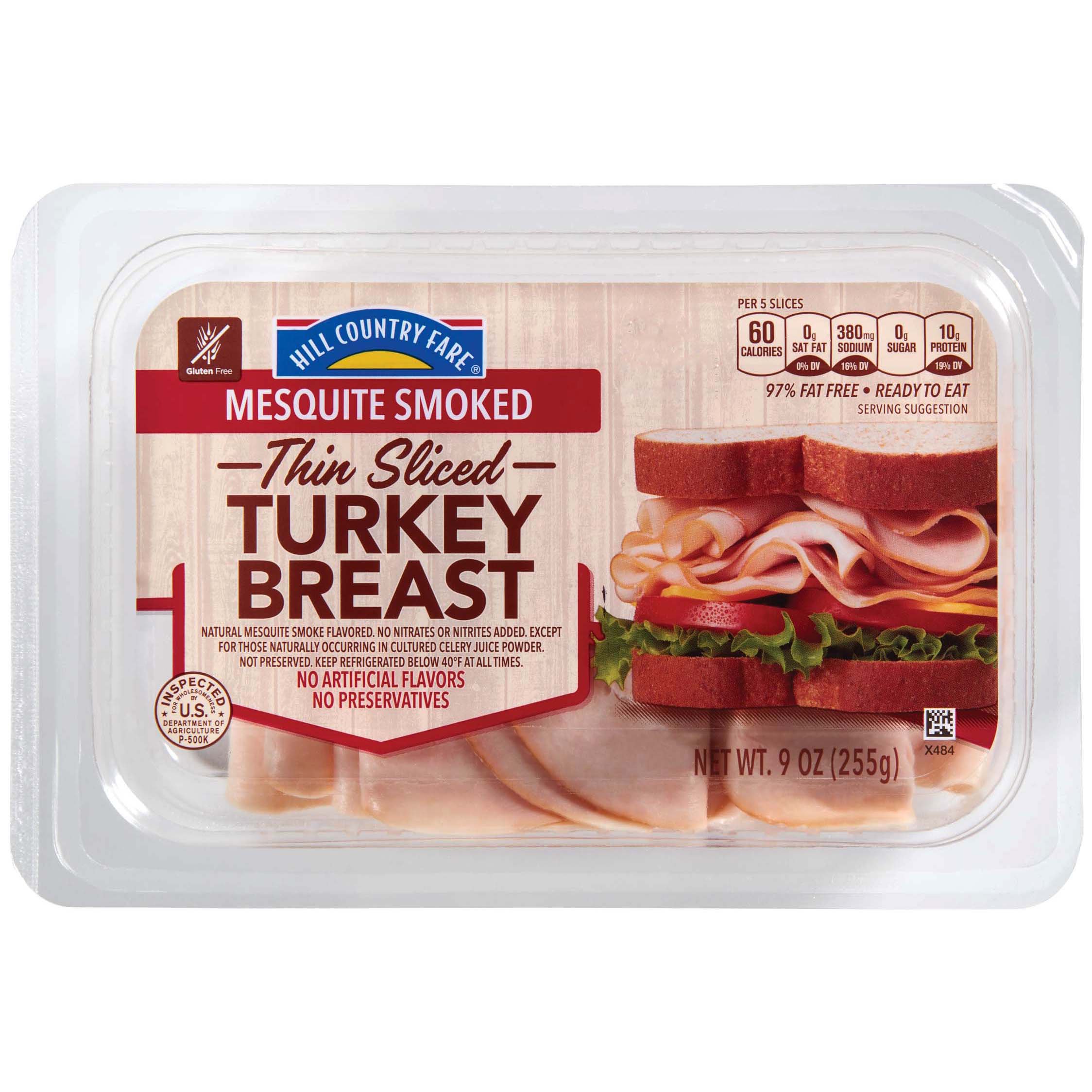 Hill Country Fare Mesquite Smoked Thin Sliced Turkey Breast Shop Meat