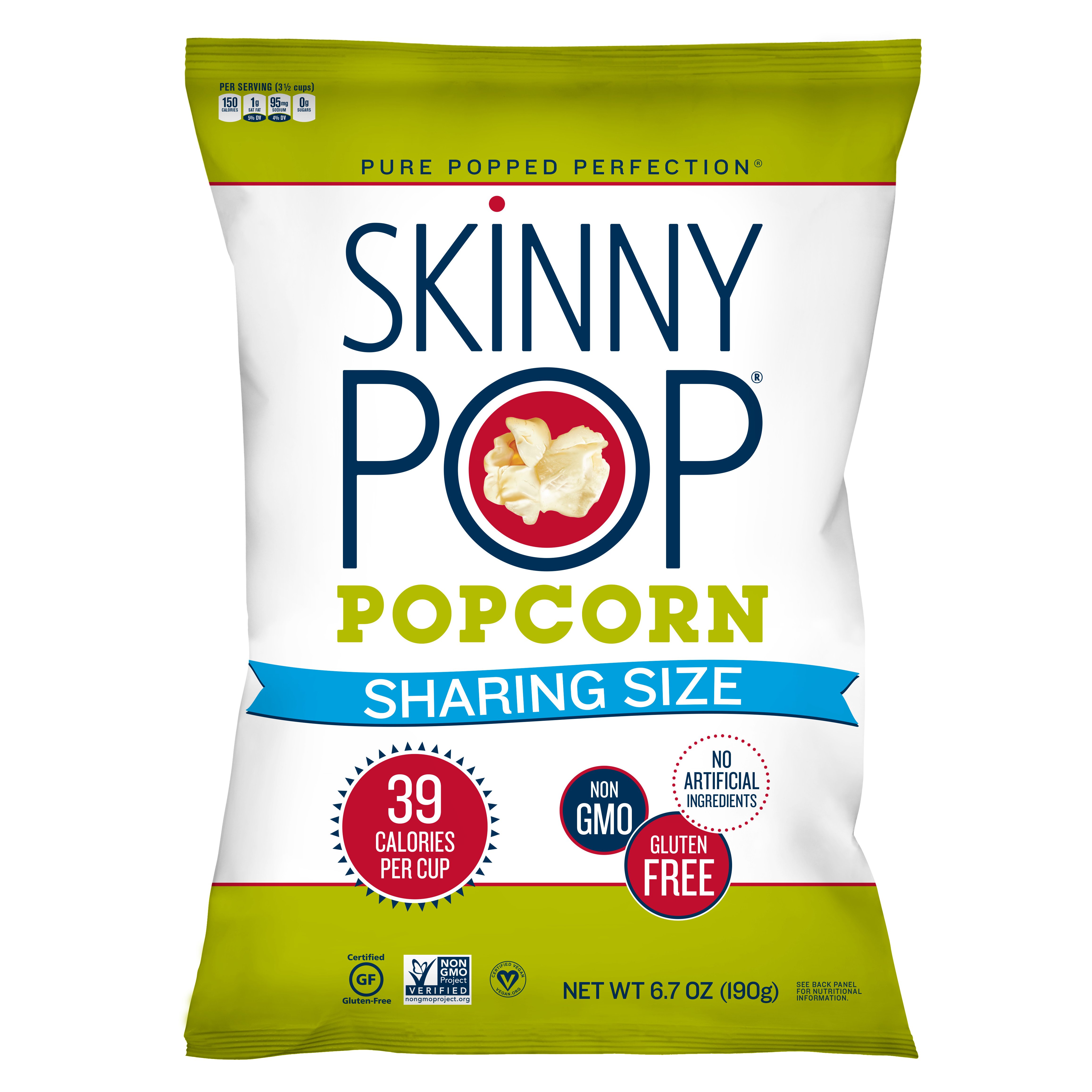 SkinnyPop Original Popcorn Sharing Size