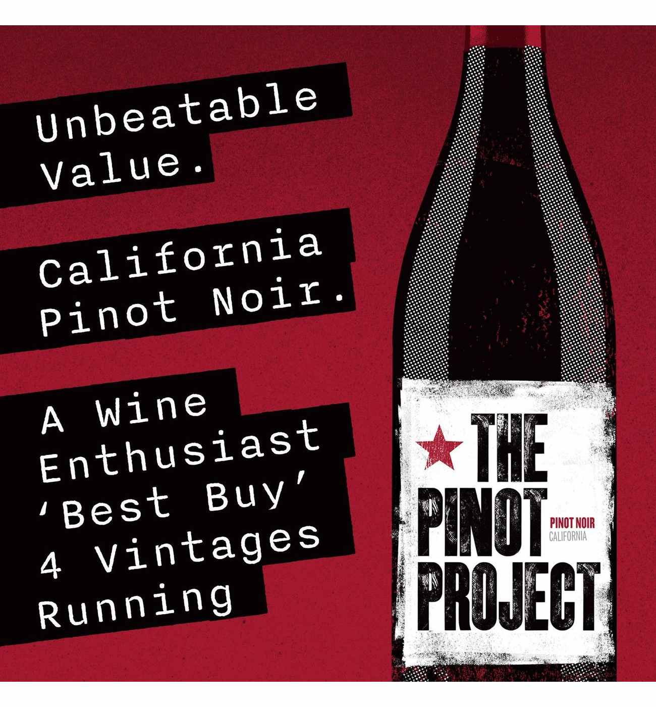 The Pinot Project California Pinot Noir - Shop Wine at H-E-B