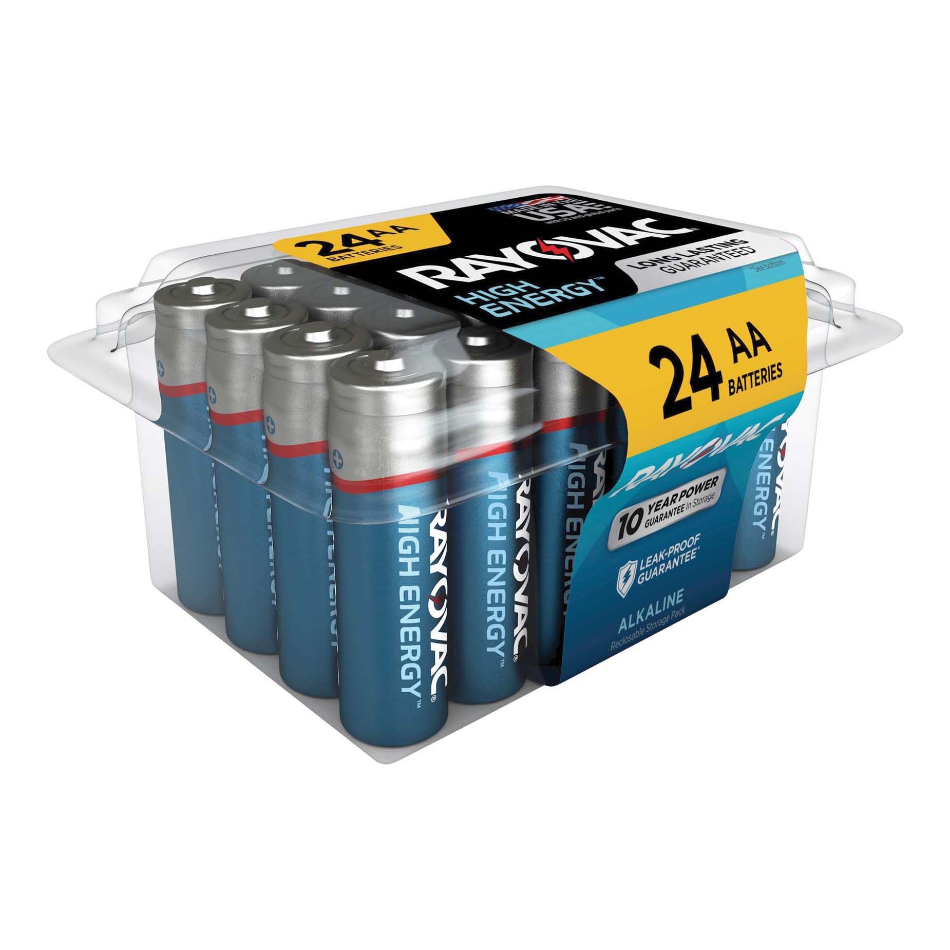 Rayovac High Energy Alkaline AA Batteries Shop Batteries at HEB