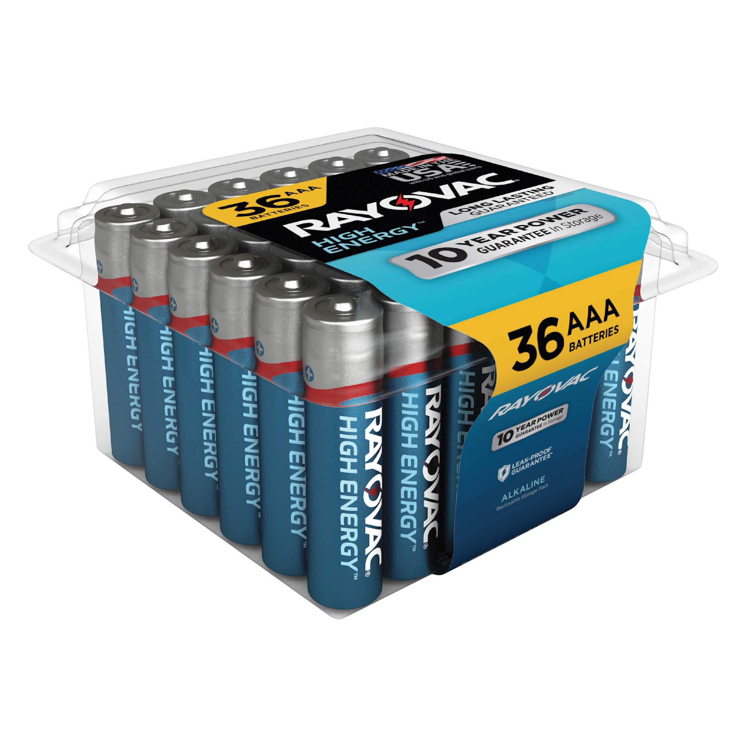 Rayovac High Energy AAA Batteries (60 Pack), Triple A Batteries