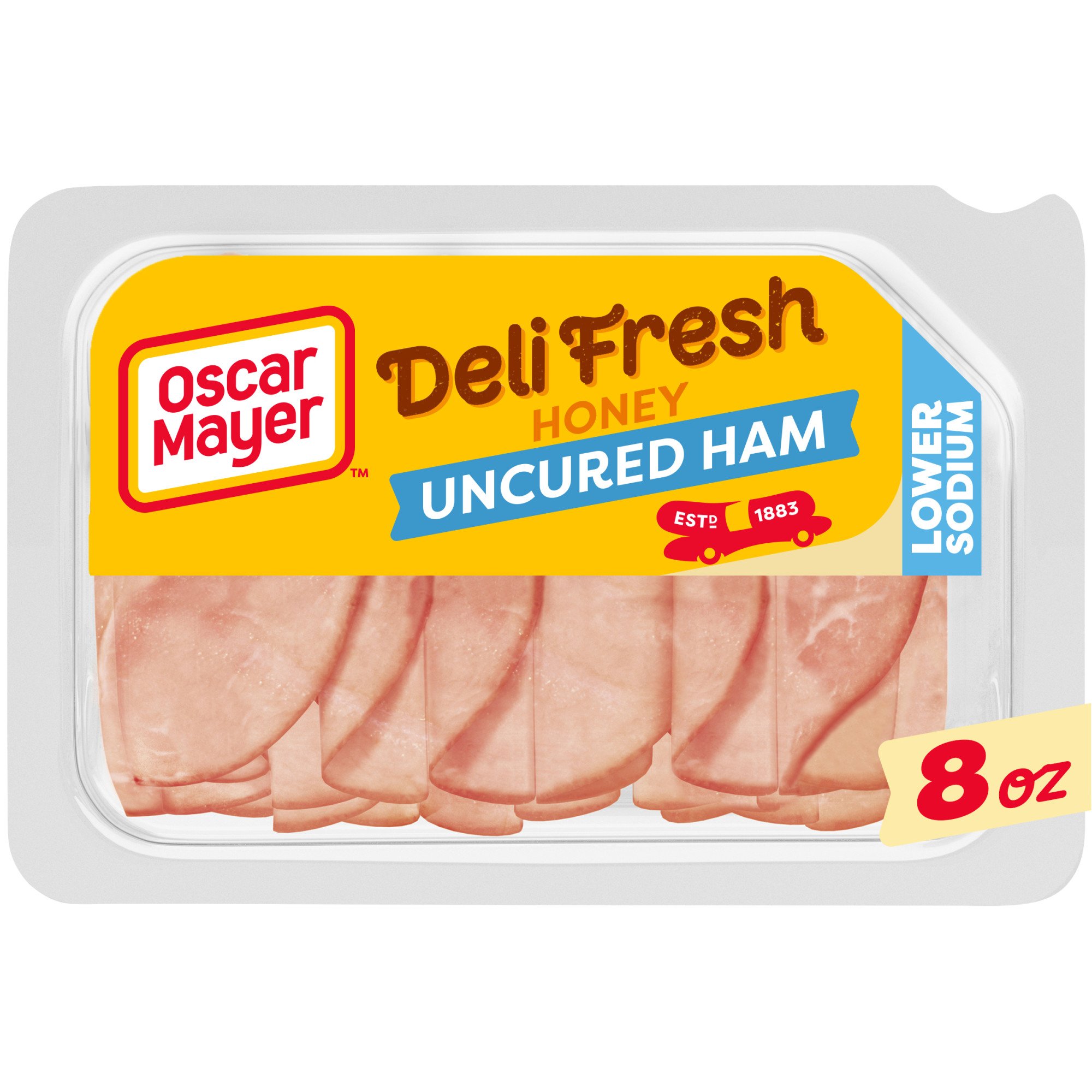 Oscar Mayer Deli Fresh Honey Uncured Ham Sliced Lunch Meat, 9 oz Tray