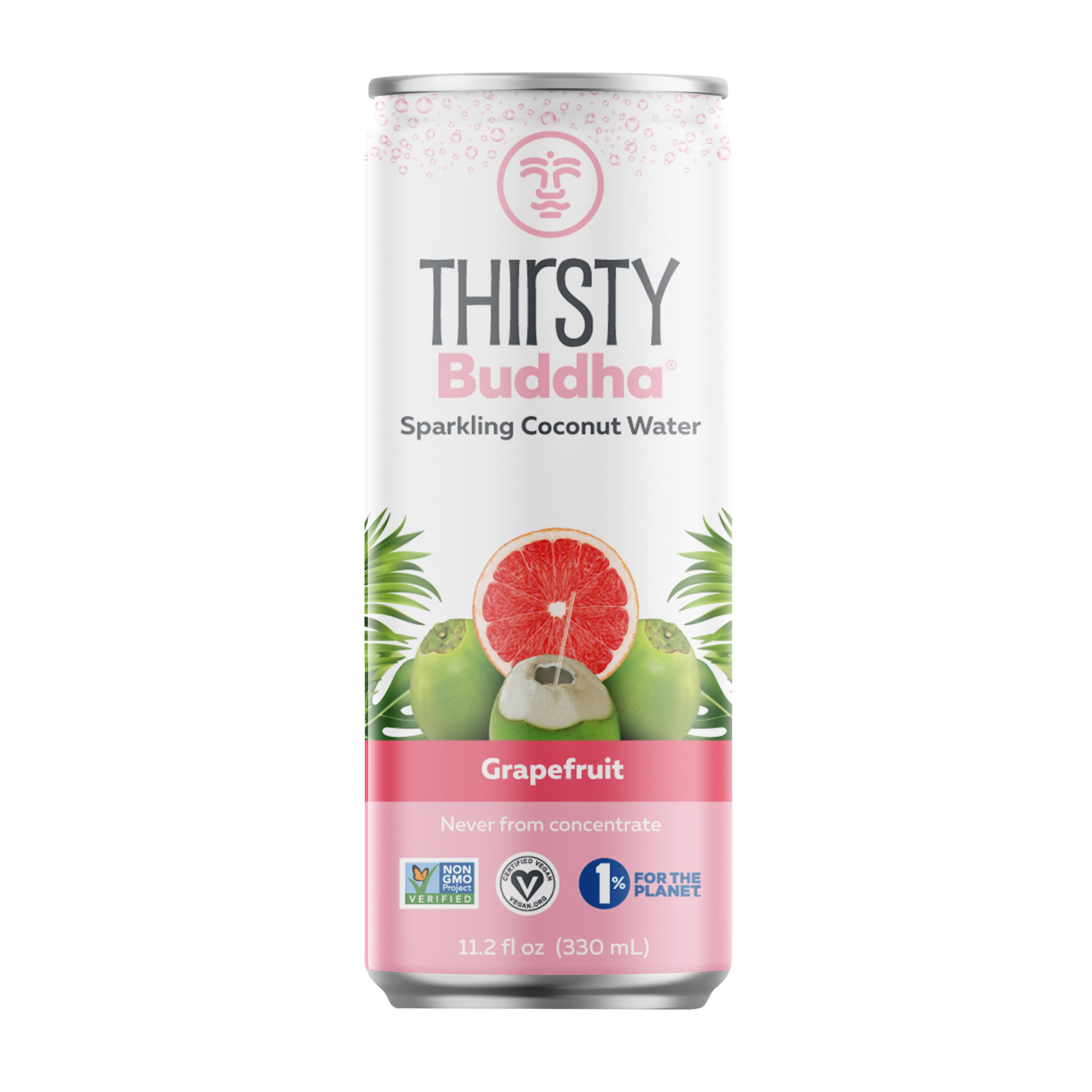 Thirsty Buddha Sparkling Grapefruit Coconut Water Shop Coconut Water