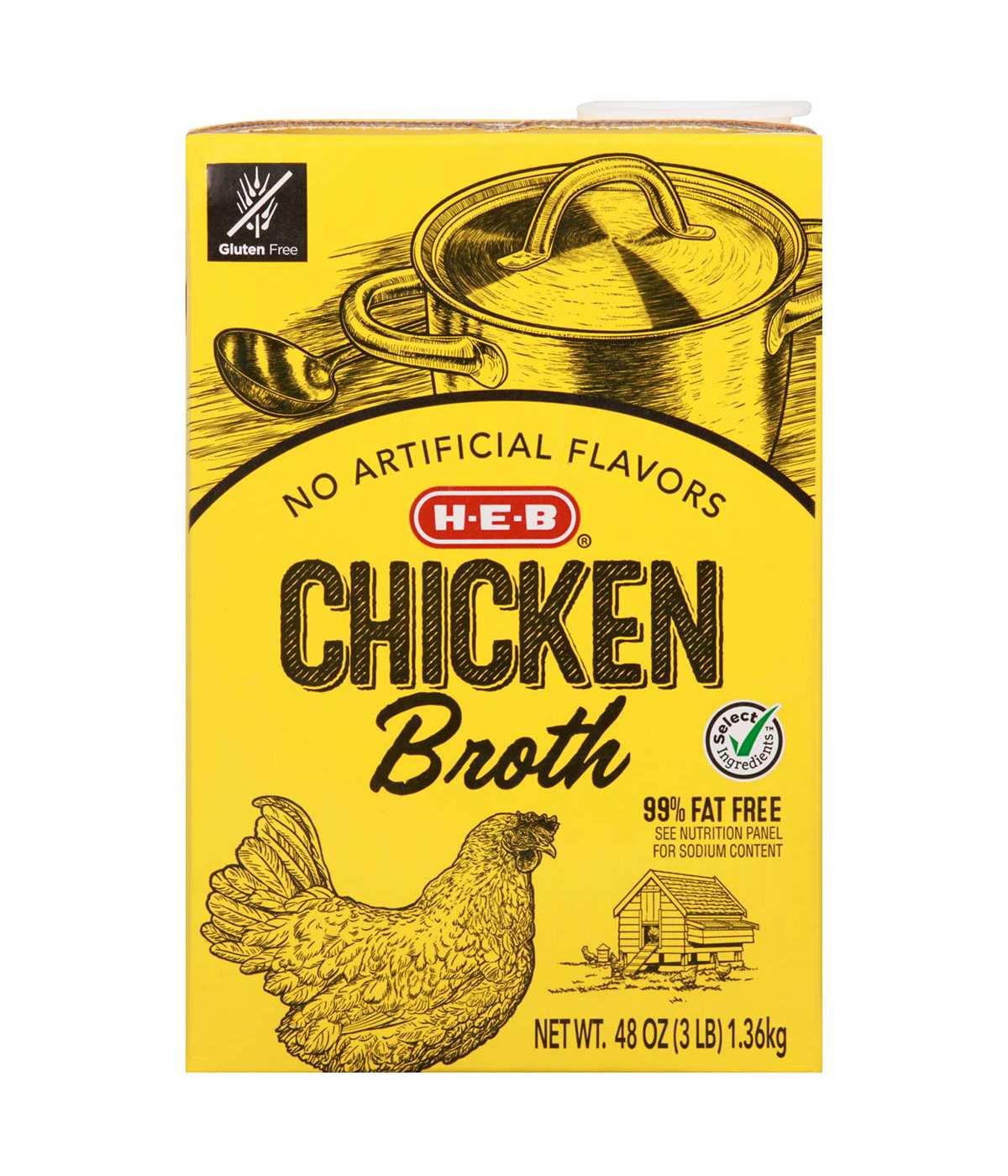 H-E-B Chicken Broth; image 1 of 5