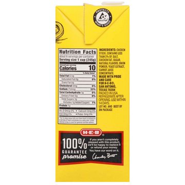 H-E-B Chicken Broth, 48 oz