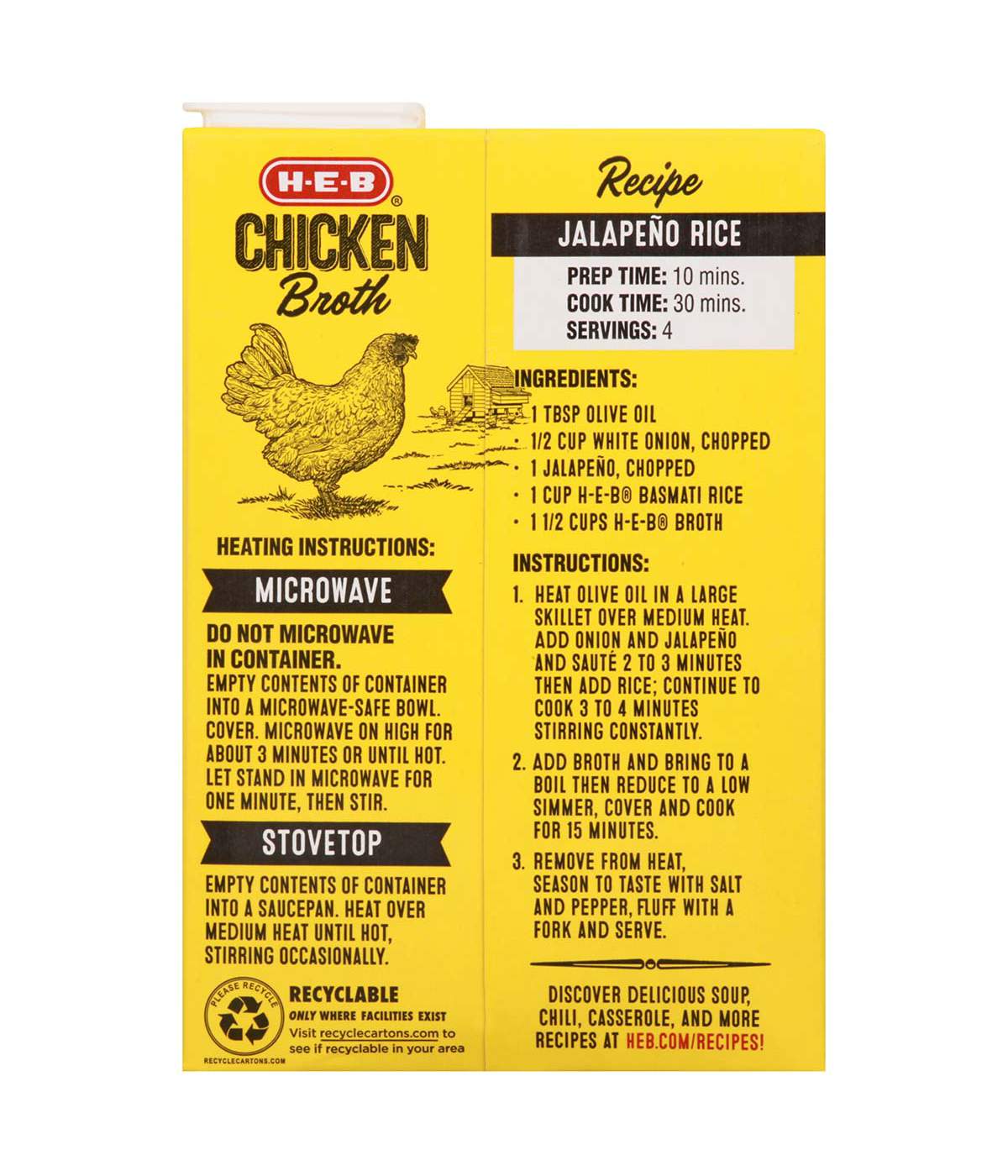 H-E-B Chicken Broth; image 5 of 5