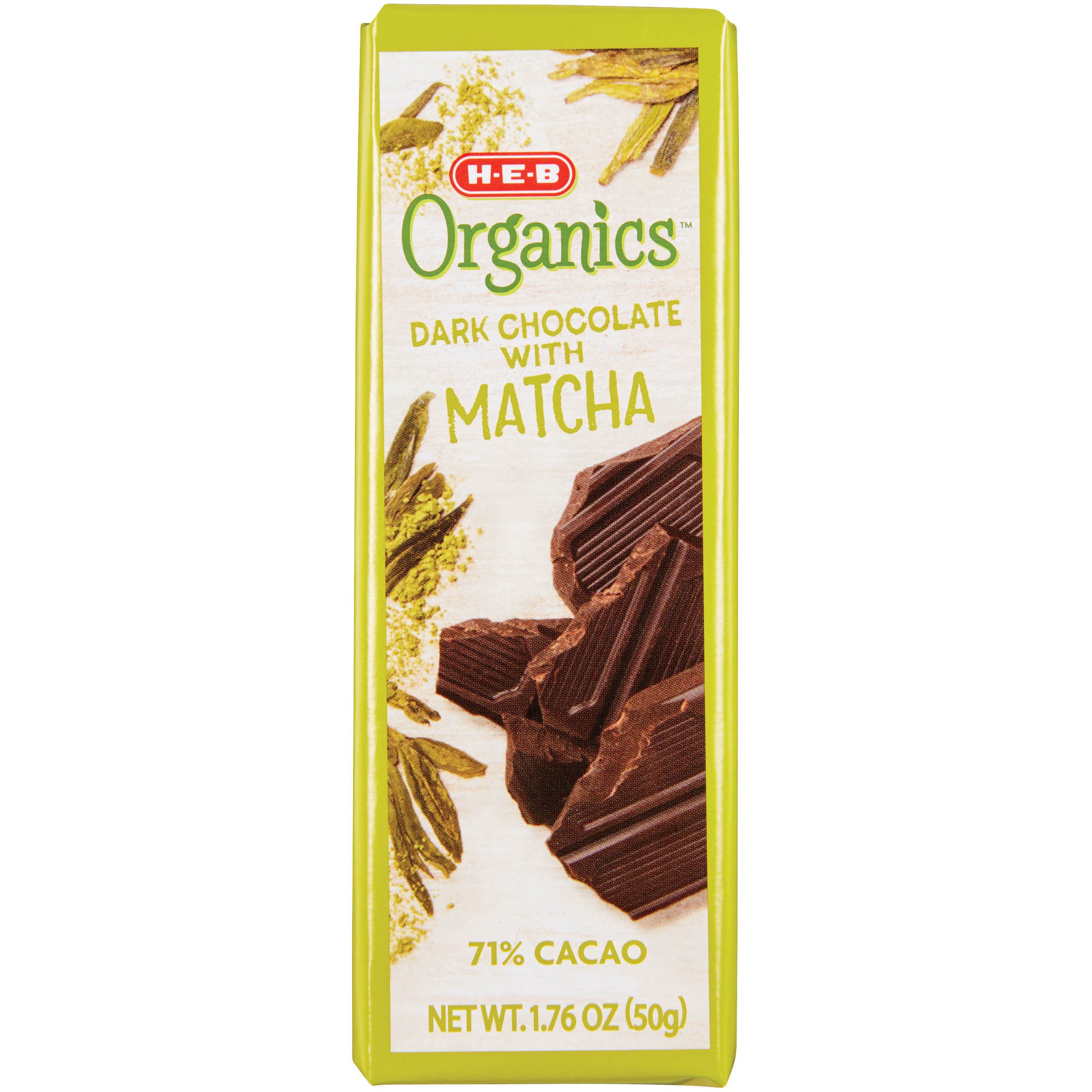 HEB Organic Dark Chocolate Matcha Shop Candy at HEB