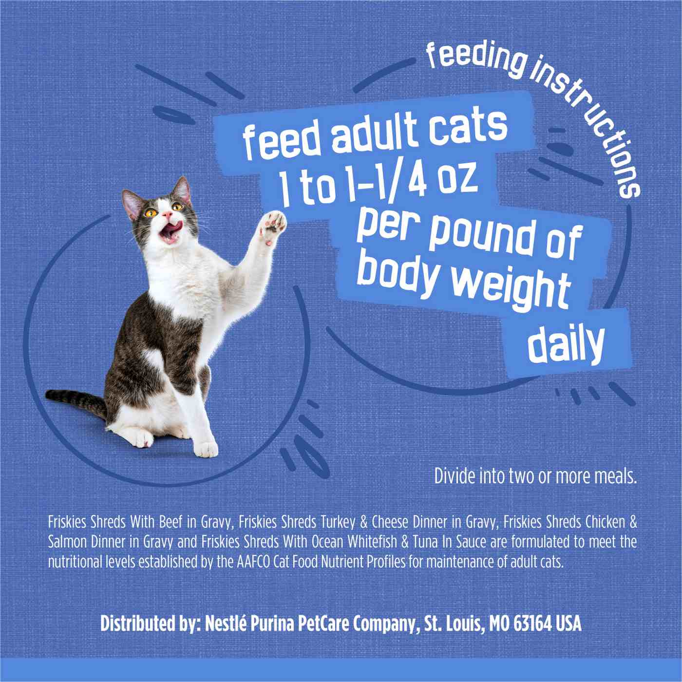 Friskies Purina Wet Cat Food Variety Pack Shreds - Beef, Turkey and Cheese Dinner, Chicken and Salmon Dinner, and Ocean Whitefish and Tuna; image 7 of 11