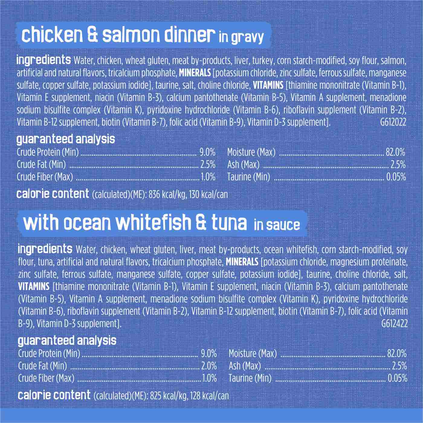 Friskies Purina Friskies Wet Cat Food Variety Pack, Shreds Beef, Turkey, Whitefish, and Chicken & Salmon; image 9 of 11