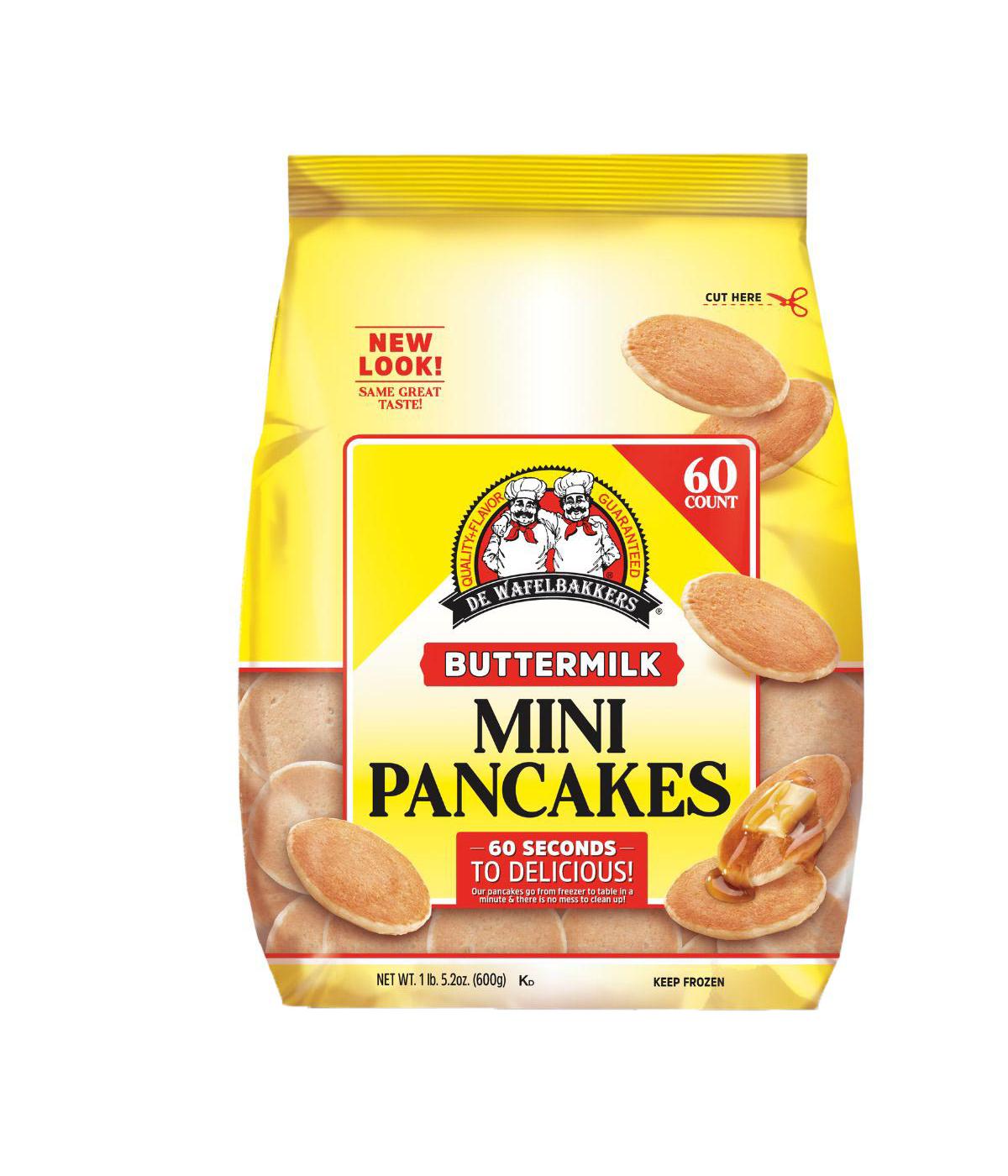 De Wafelbakkers Frozen Mini Pancakes - Buttermilk; image 1 of 2