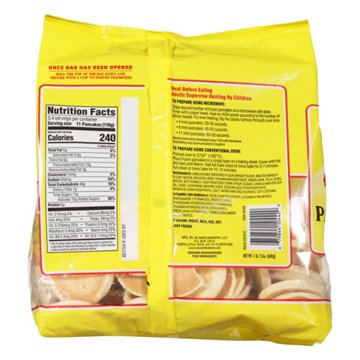 De Wafelbakkers Frozen Mini Pancakes - Buttermilk, 60 ct