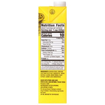 H-E-B Chicken Broth, 32 oz