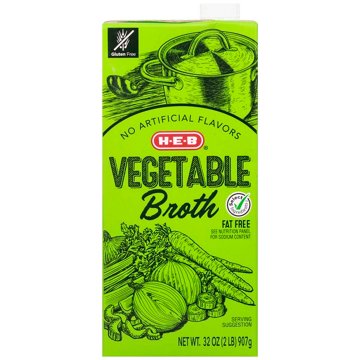 H-E-B Vegetable Broth, 32 oz
