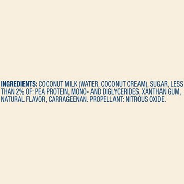 Reddi Wip Non Dairy Vegan Coconut Milk Whipped Topping, 6 oz